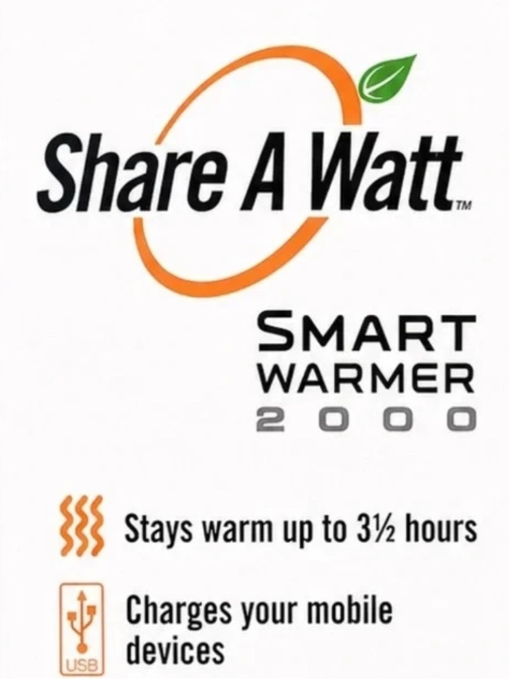 🌺 FREE SHIPPING 🌺 Smart Warmer 2000 Portable Hand Warmer & Phone Charger - Silve - Picture 6 of 8